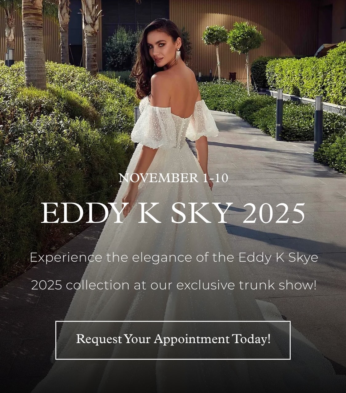 Eddy K Sky 2025 Trunk Show banner